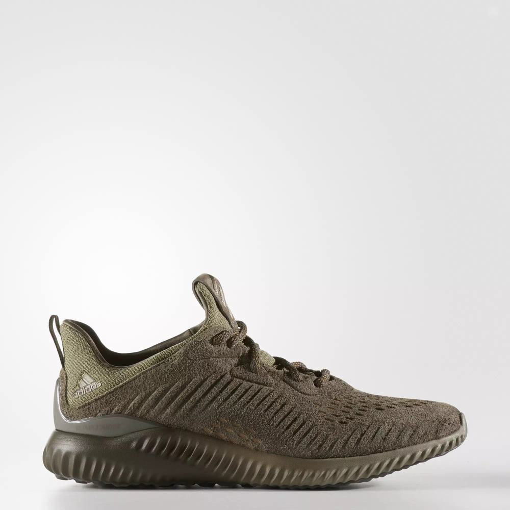 Adidas Alphabounce Leather Deportivos Verdes Para Hombre (MX-58526)